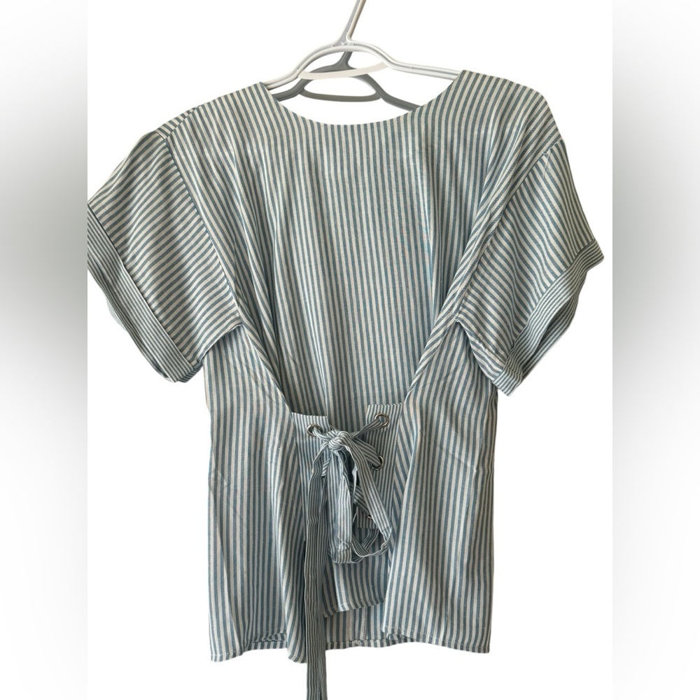 J.O.A. striped blouse